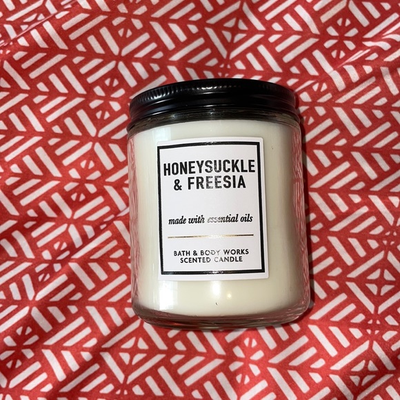 Honeysuckle & Freesia Bath and Body Works Candle